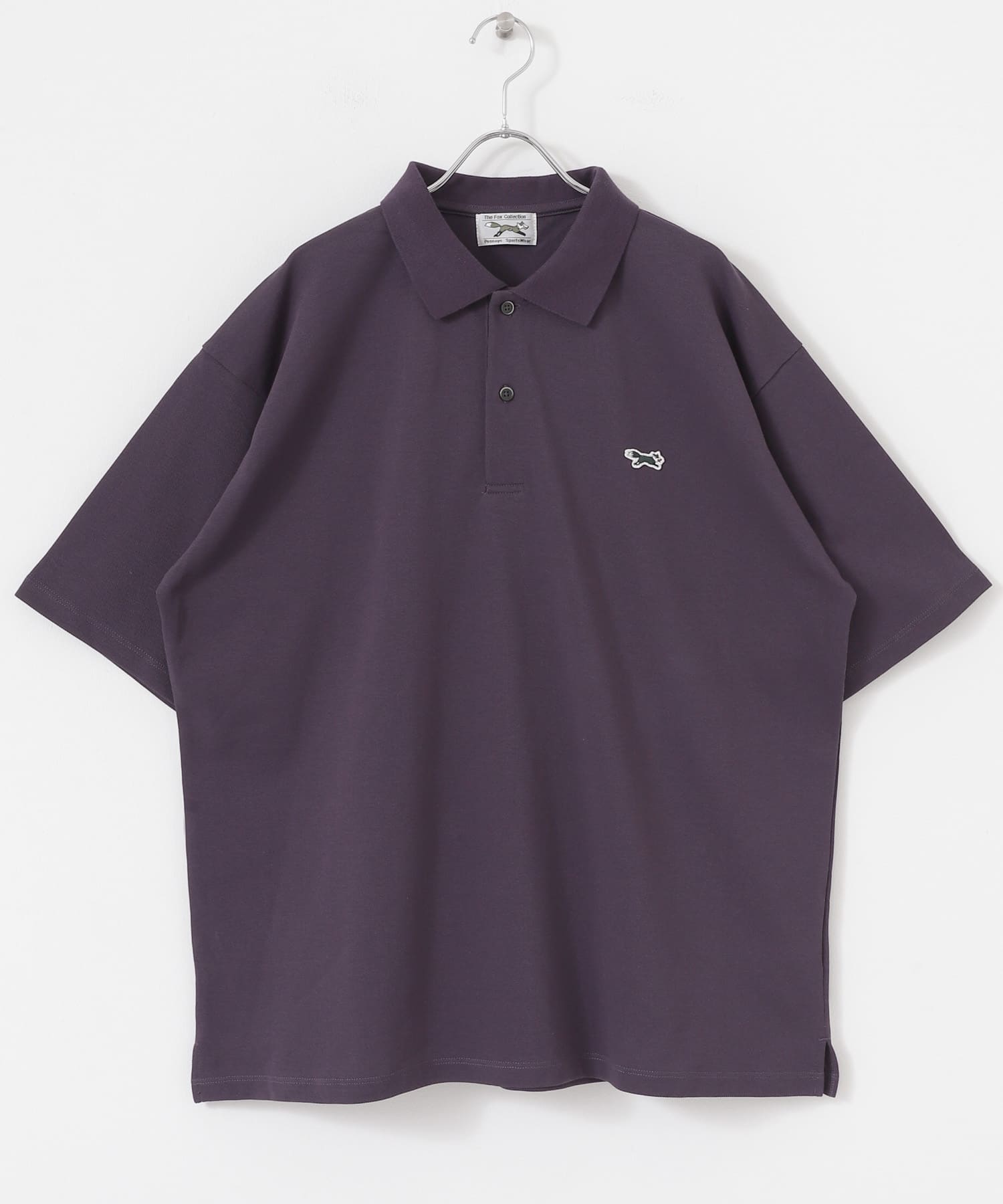 『XLサイズ/WEB限定』『別注』PENNEYS×DOORS　THE FOX 鹿の子 ポロシャツ PURPLE M