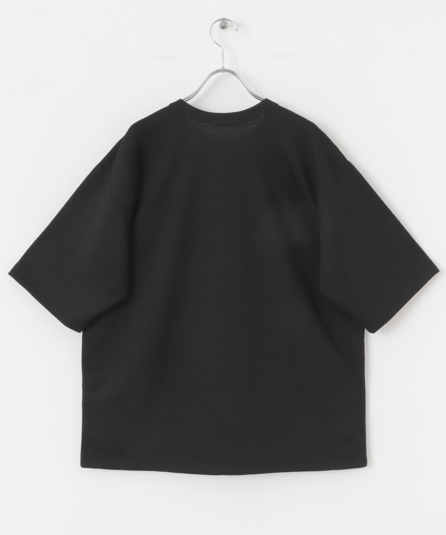 JAPAN FABRIC リネンライクTシャツ BLACK M