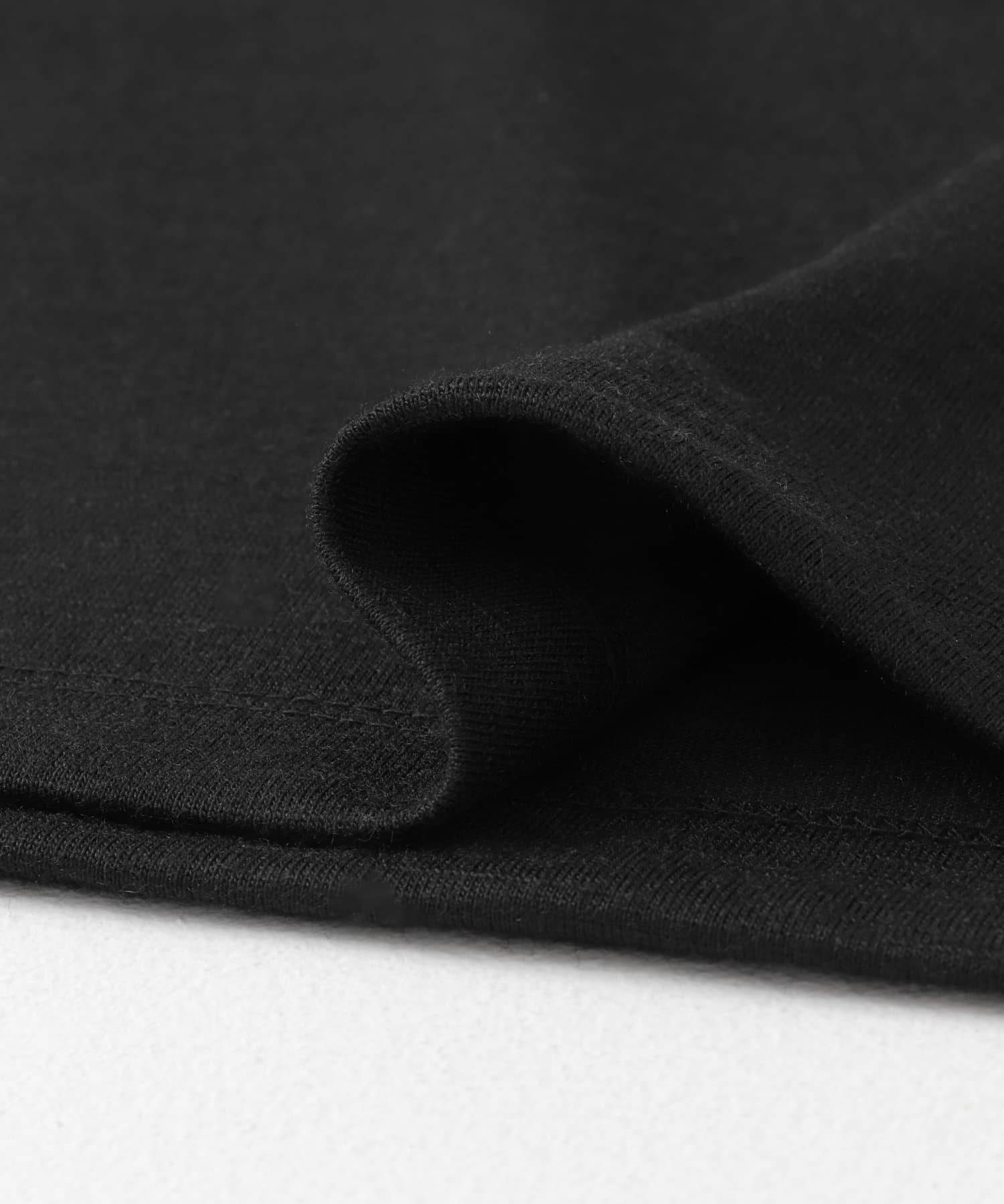 JAPAN FABRIC リネンライクTシャツ BLACK M