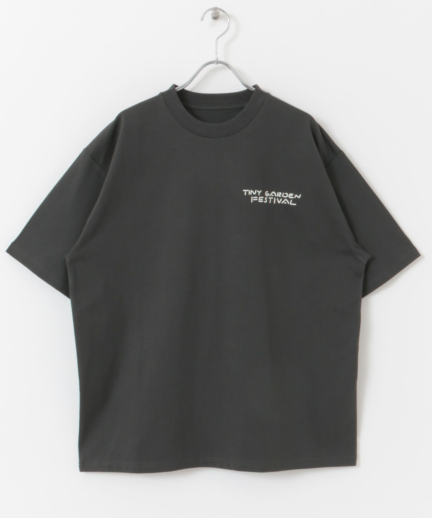 『UR TECH ひやサラクール』TINY GARDEN FESTIVAL×norahi Tee CHARCOAL M
