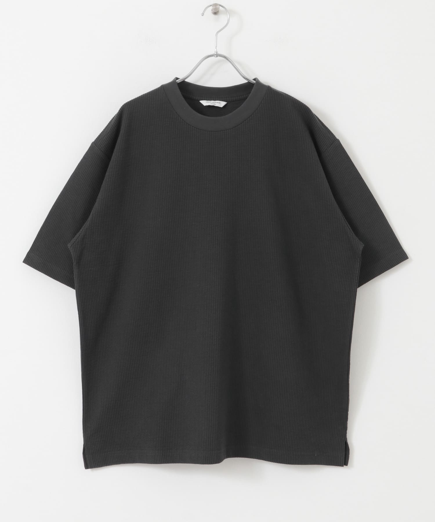 シルケットシアサッカーTシャツ CHARCOAL M