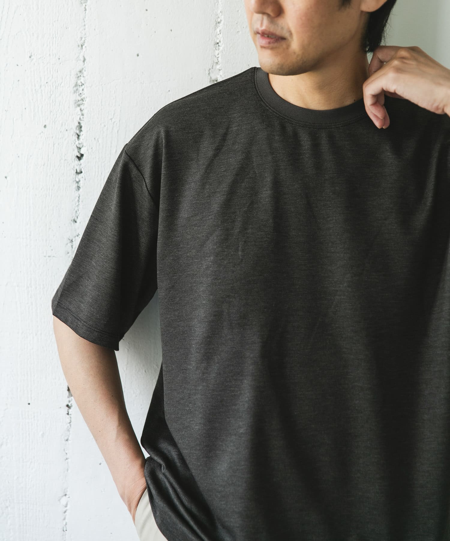 ツイルプリント ポンチTシャツ