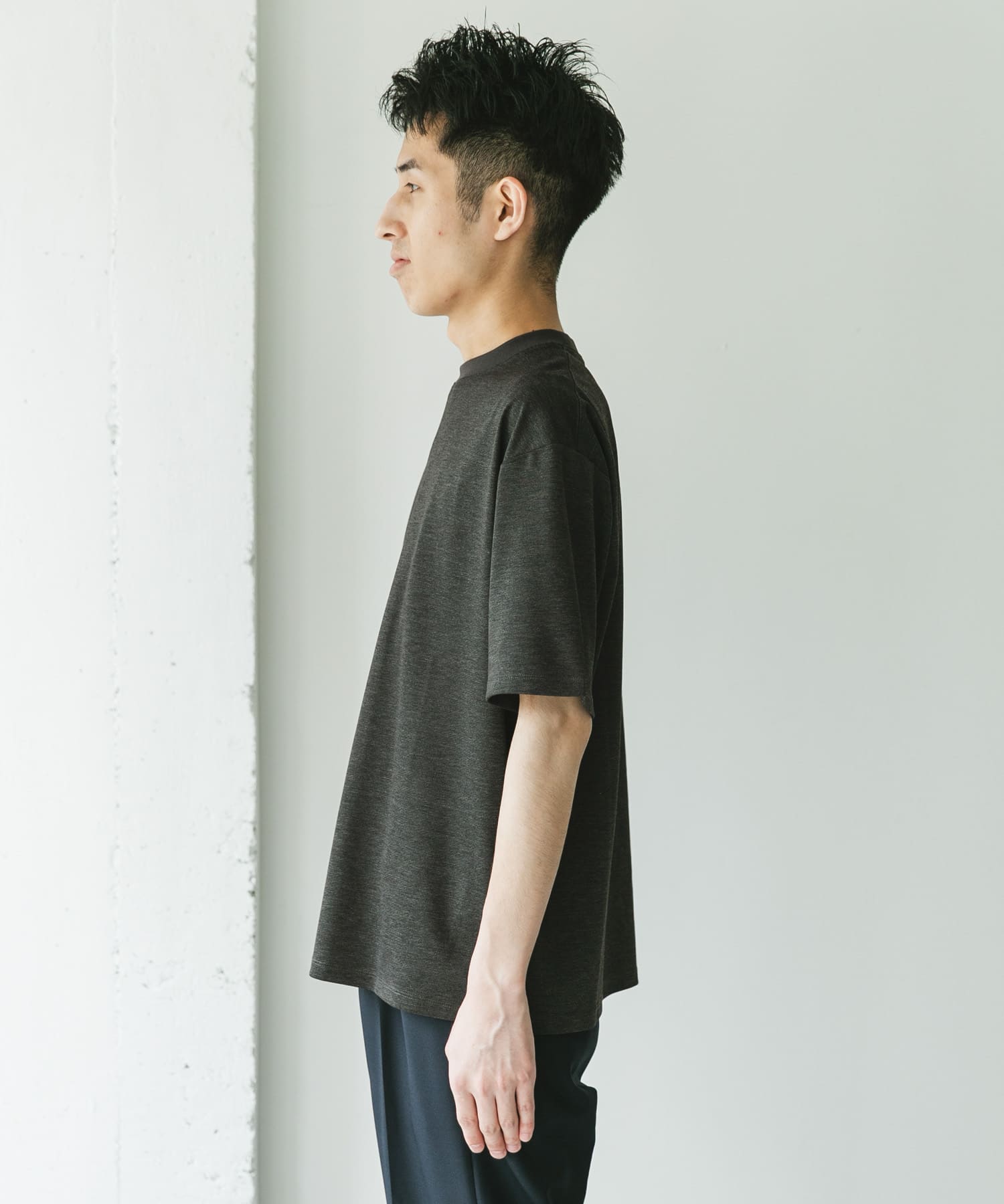 ツイルプリント ポンチTシャツ(M BROWN): トップス｜URBAN