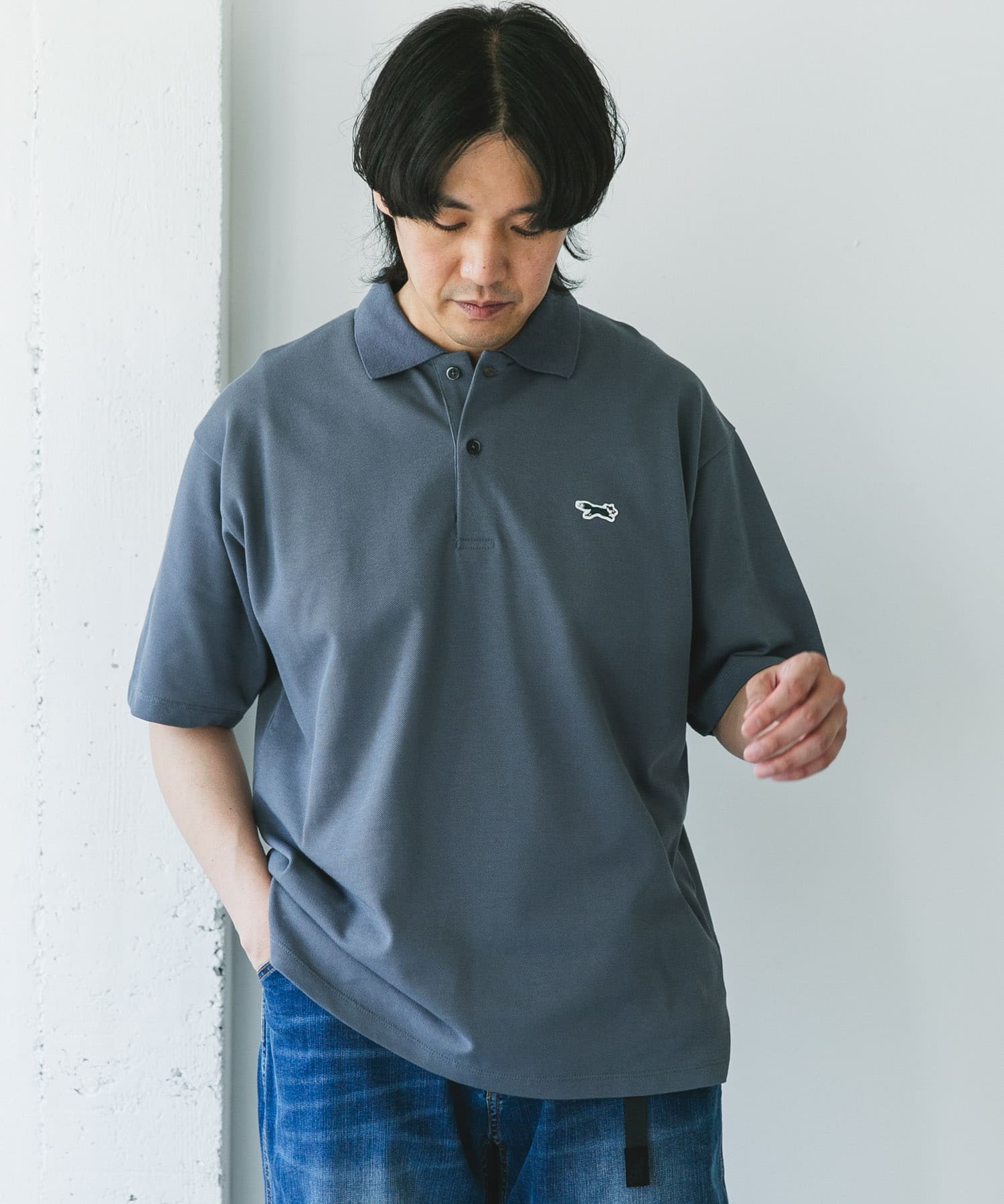 別注』PENNEYS×DOORS THE FOX ポロシャツ&ハンドタオルセット(M ASH