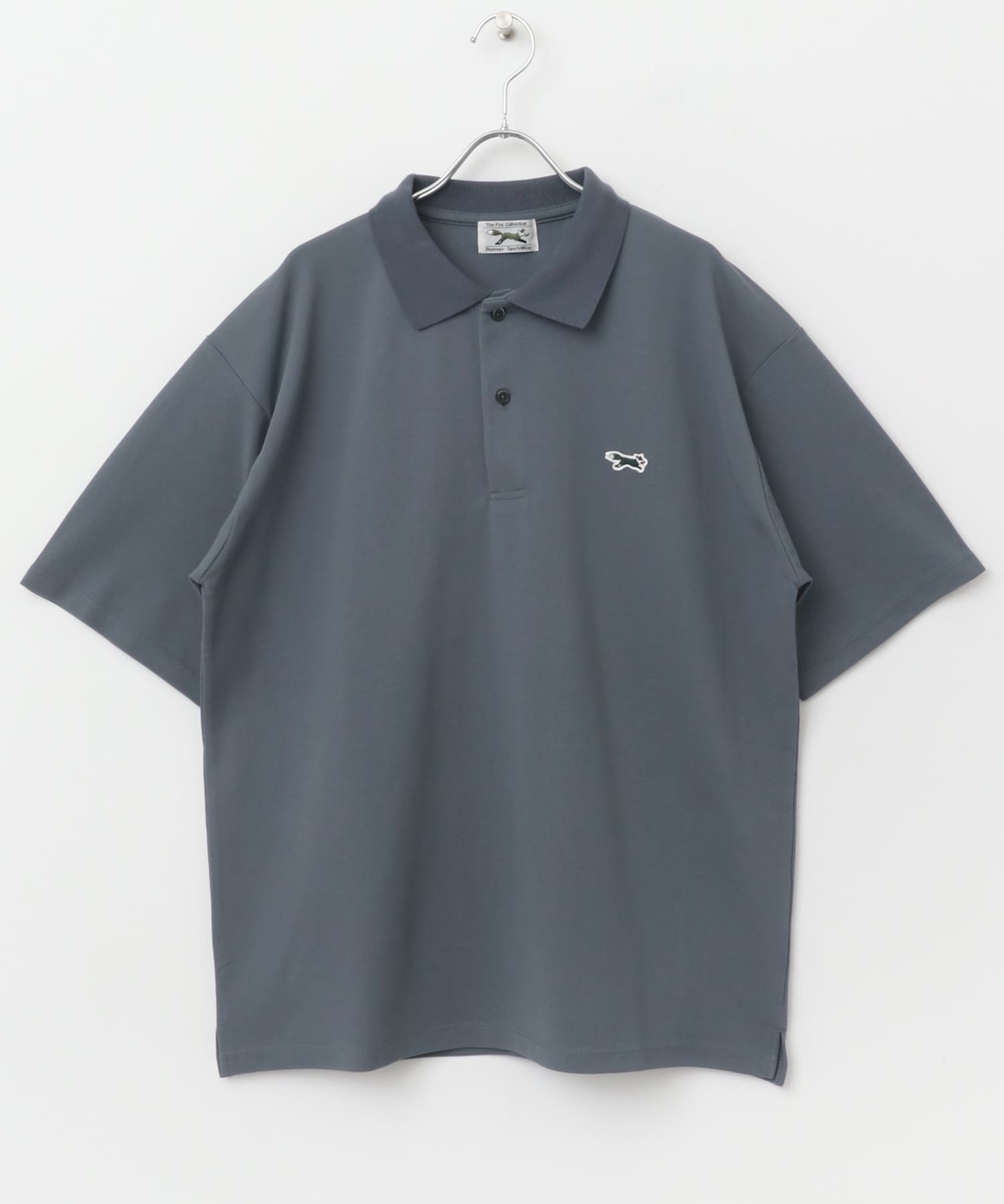 『別注』PENNEYS×DOORS　THE FOX ポロシャツ&ハンドタオルセット STEEL BLUE M