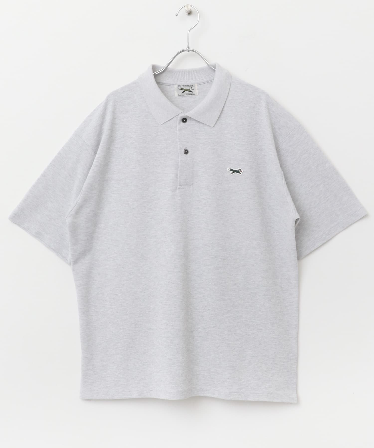 『別注』PENNEYS×DOORS　THE FOX ポロシャツ&ハンドタオルセット ASH GRAY M