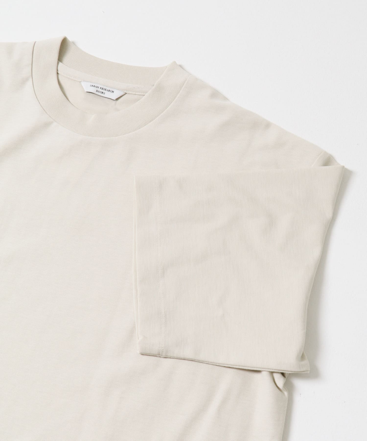 ミラノリブシルケット ショートスリーブTシャツ GREIGE M