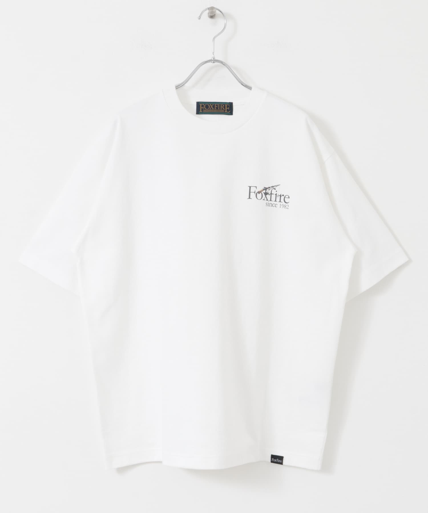 『別注』Foxfire×DOORS　釣り竿プリントTシャツ WHITE M