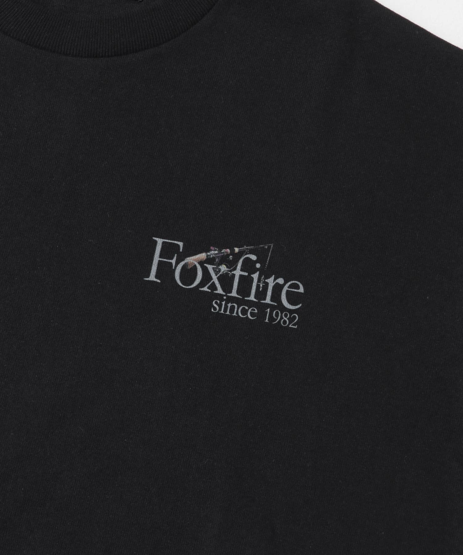 『別注』Foxfire×DOORS　釣り竿プリントTシャツ BLACK M