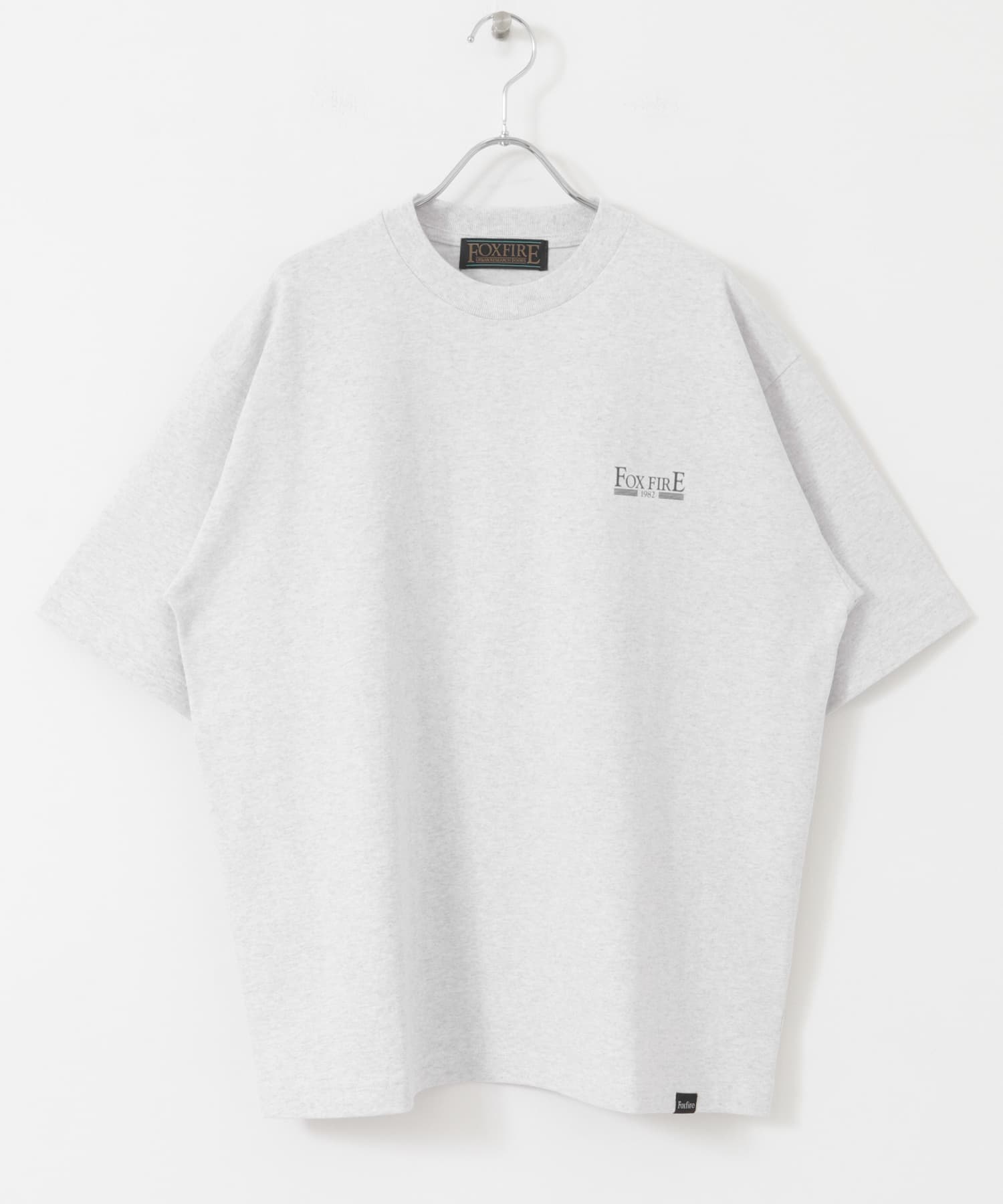 『別注』Foxfire×DOORS　毛針プリントTシャツ ASH GRAY M