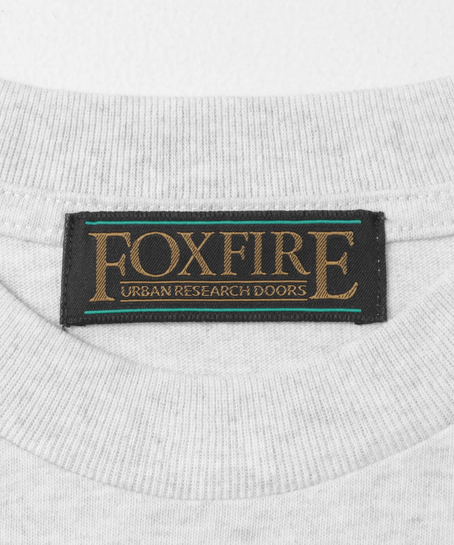 『別注』Foxfire×DOORS　毛針プリントTシャツ ASH GRAY M