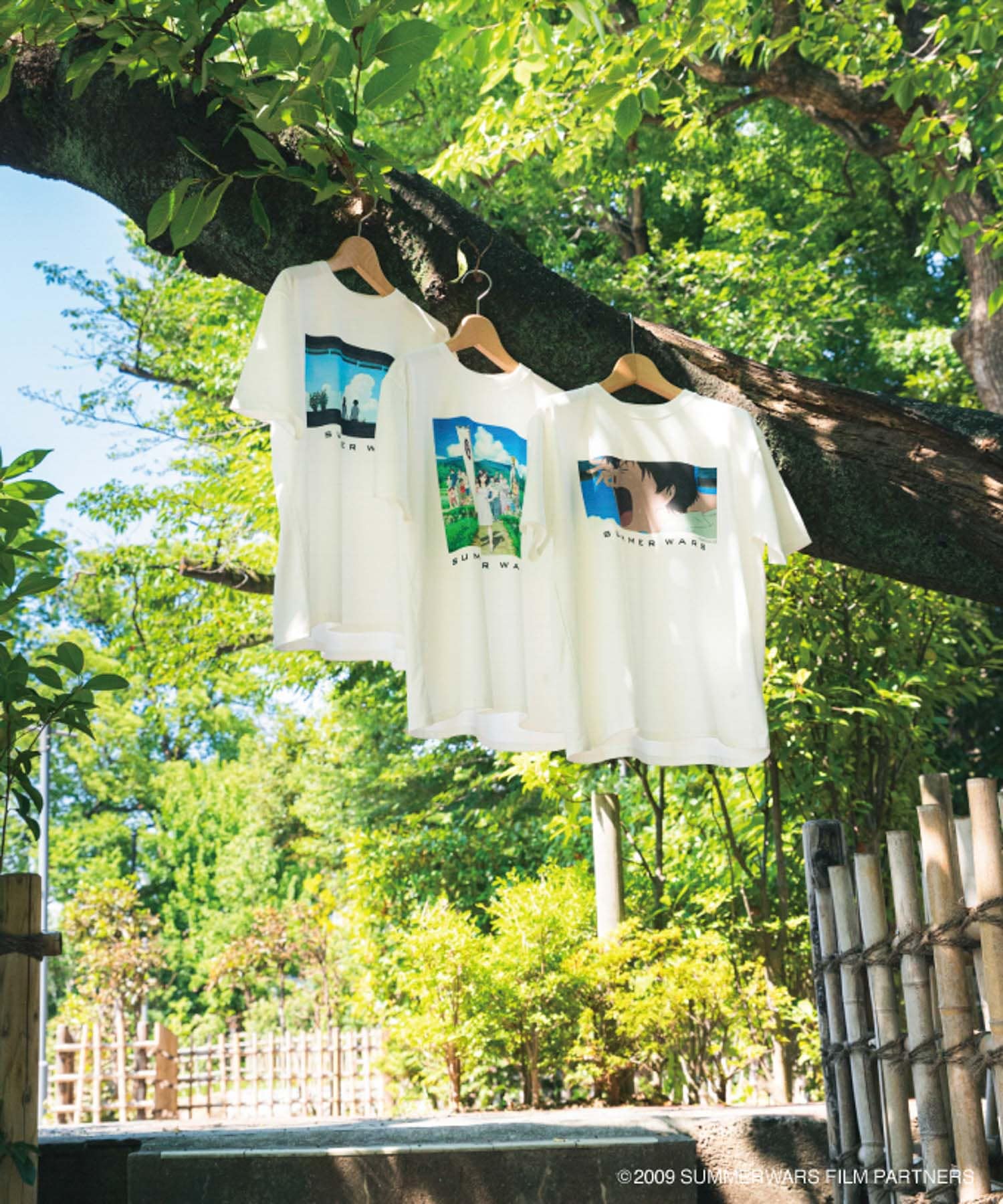 アニメーション映画「サマーウォーズ」プリントTシャツ WHITE② L
