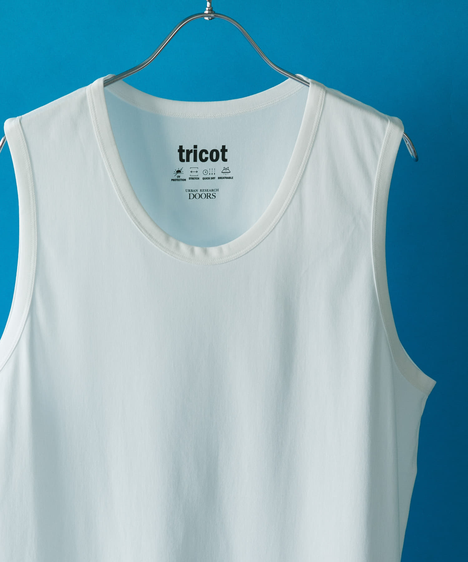 トリコットタンクトップ WHITE M