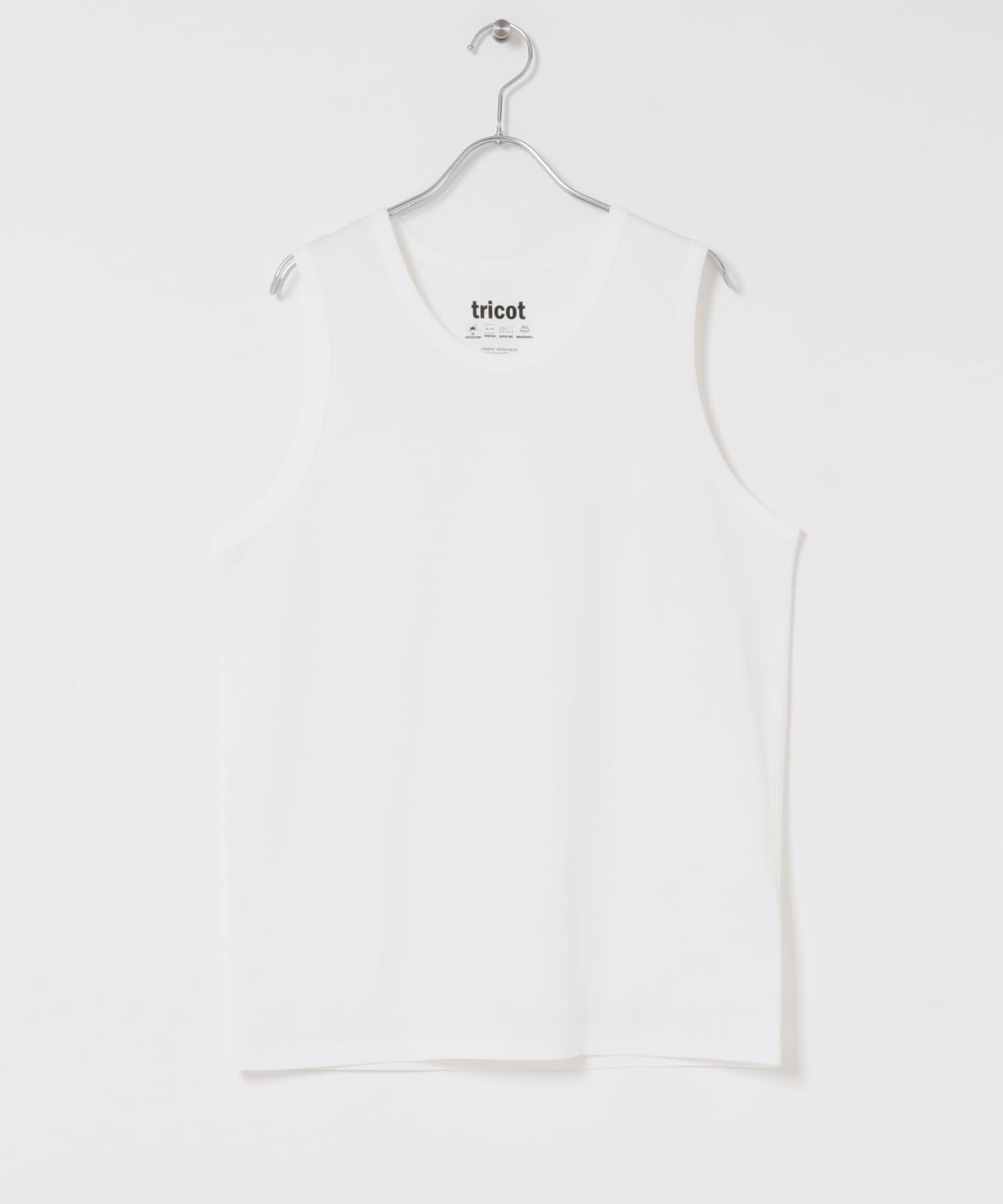 トリコットタンクトップ WHITE M