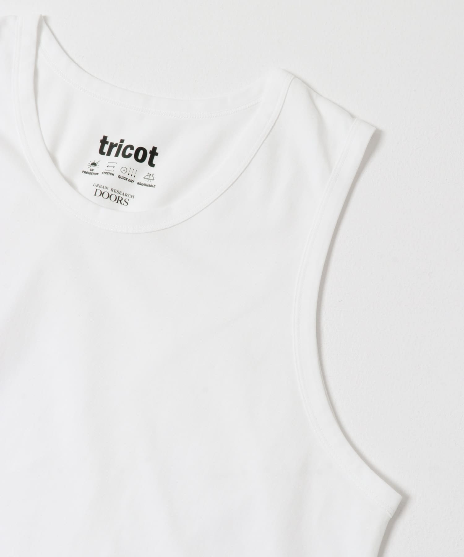 トリコットタンクトップ WHITE M