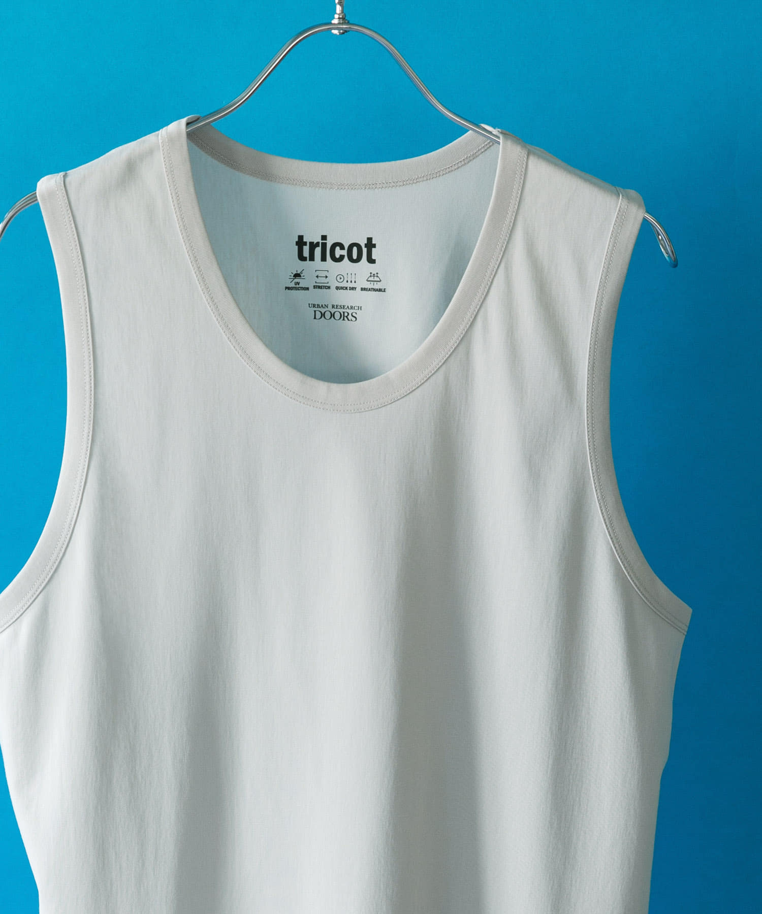 トリコットタンクトップ GRAY M