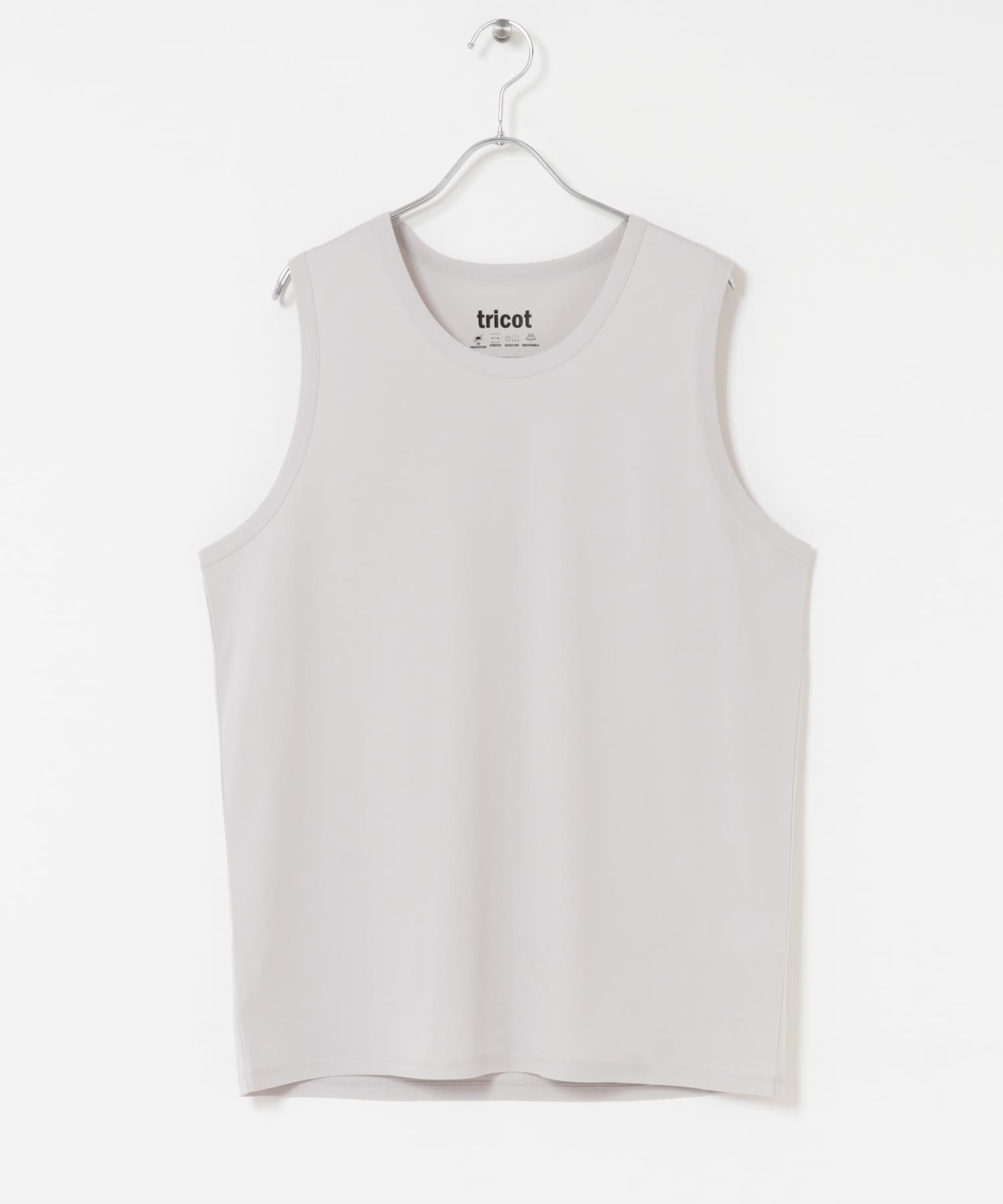 トリコットタンクトップ GRAY M