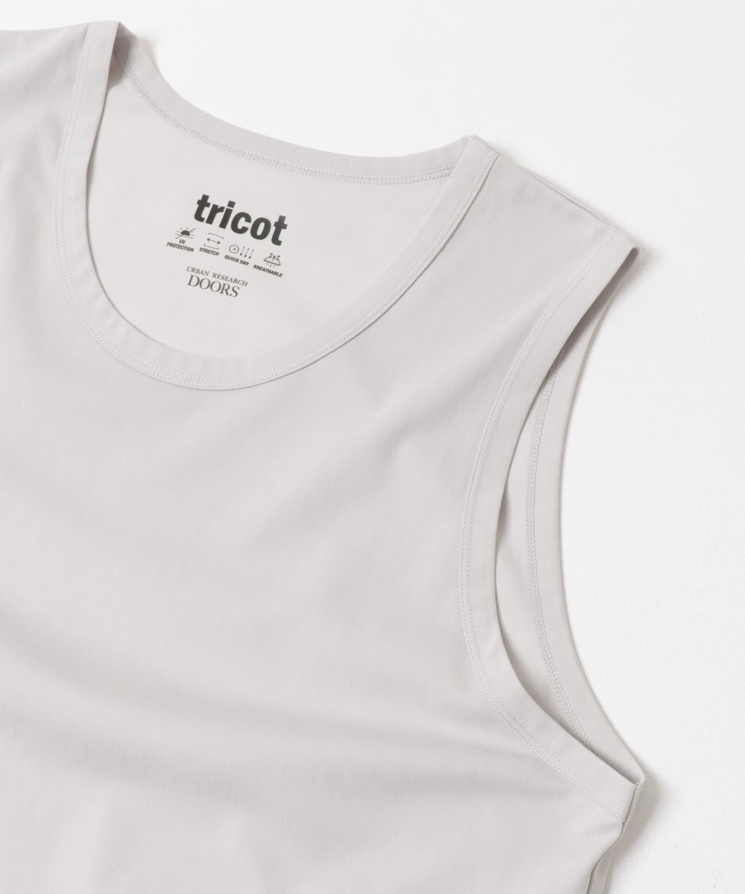 トリコットタンクトップ GRAY M