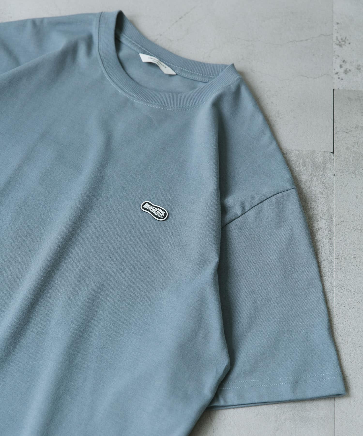 ラバーネームショートスリーブTシャツ STEEL BLUE M