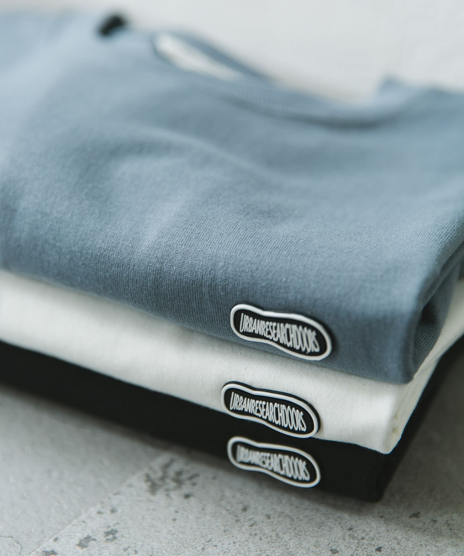 ラバーネームショートスリーブTシャツ STEEL BLUE L