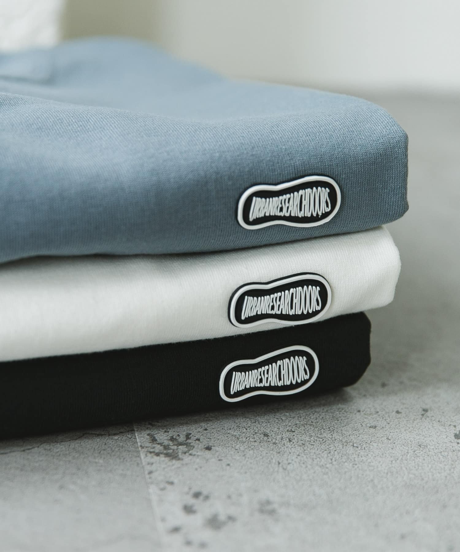 ラバーネームショートスリーブTシャツ STEEL BLUE L