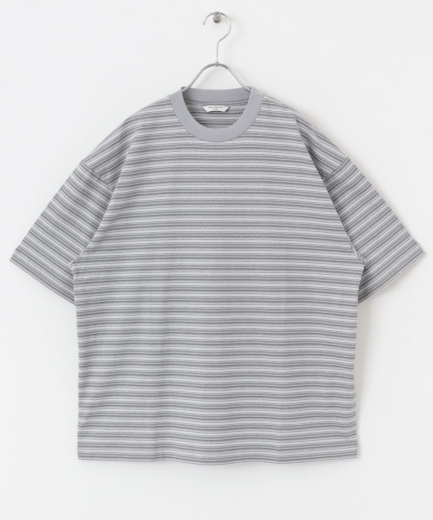 メランジボーダー ショートスリーブ Tシャツ L.GRAY M