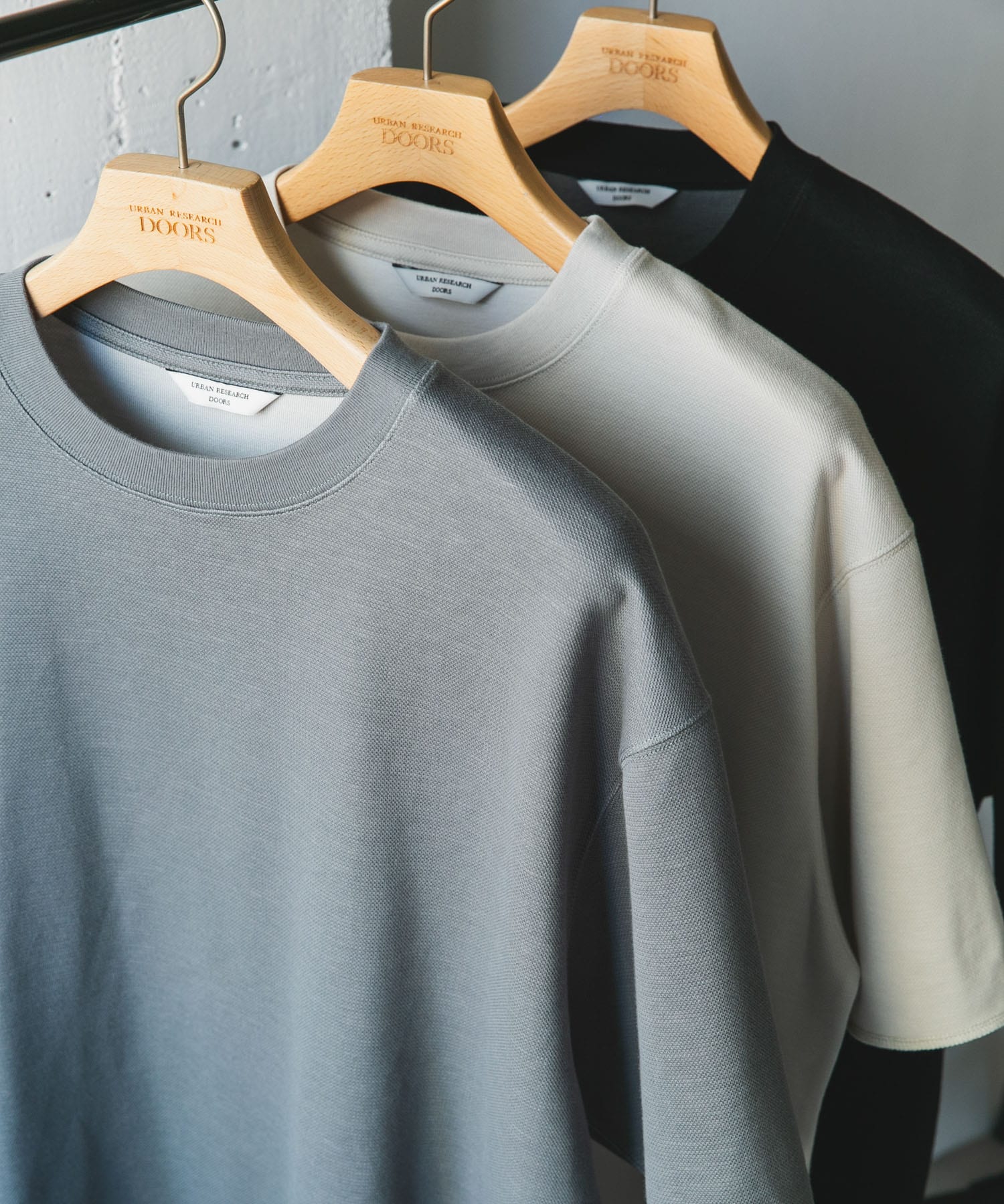 鹿の子 ダブルフェイス ショートスリーブ Tシャツ SAGE L