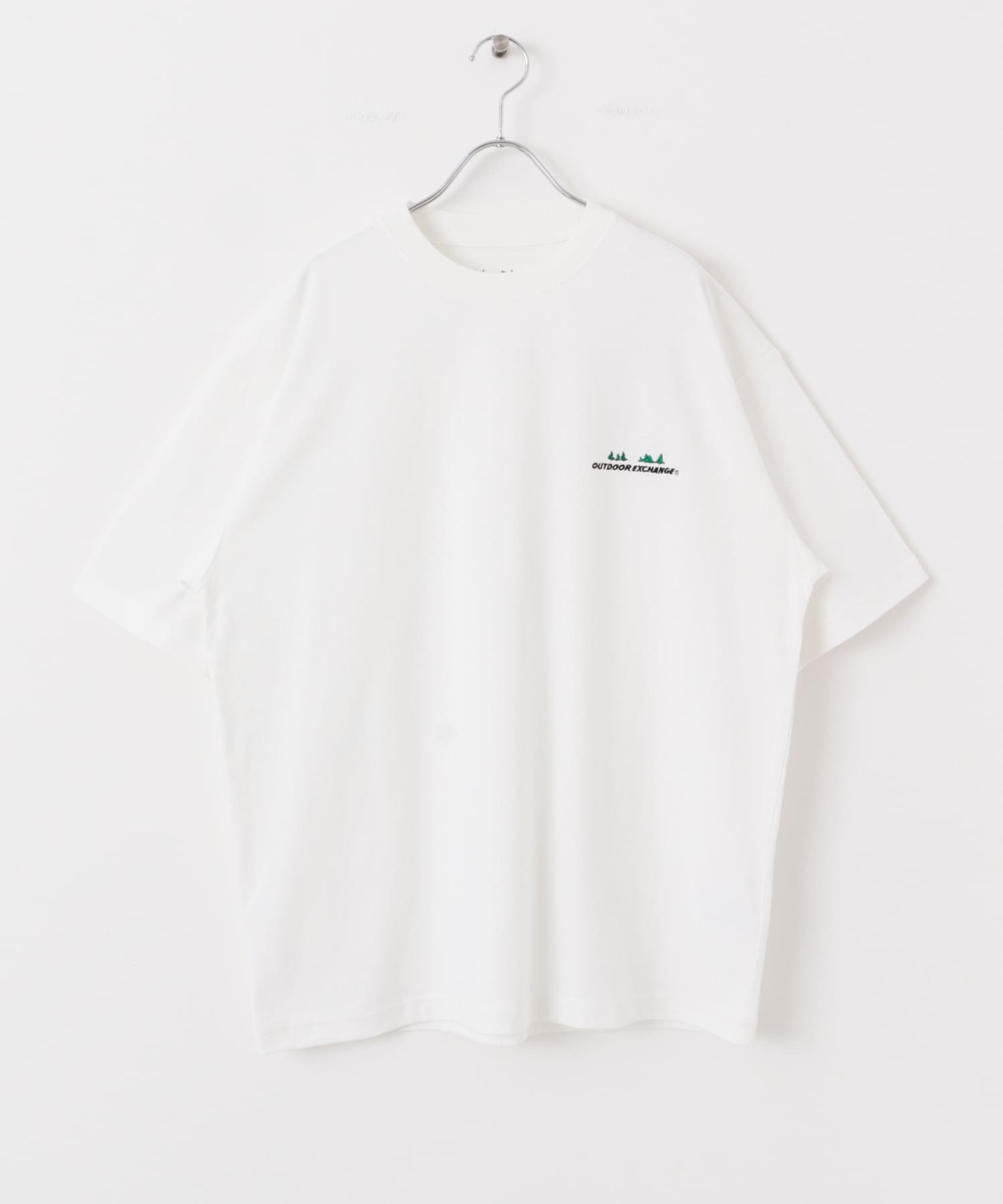 OUTDOOR EXCHANGE SHORT-SLEEVE T-SHIRTS WHITE M