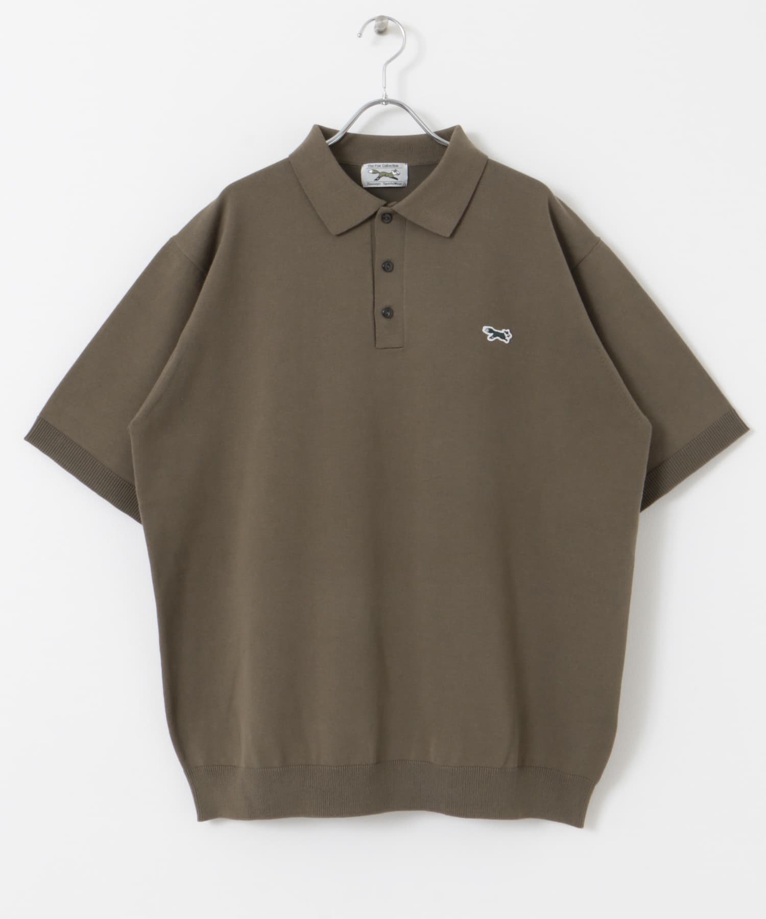 『XLサイズ/WEB限定』『別注』PENNEYS×DOORS　THE FOX ハイゲージ ニットポロ BROWN M