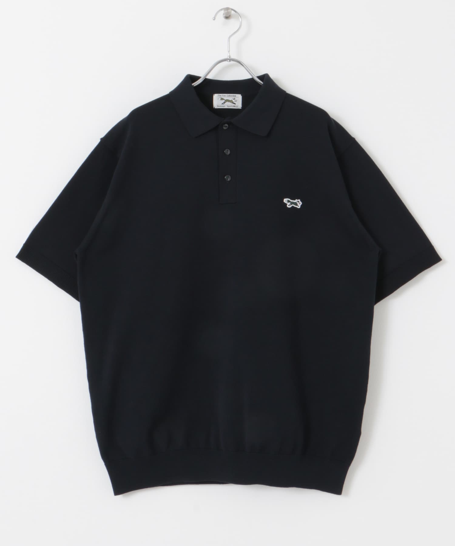 『XLサイズ/WEB限定』『別注』PENNEYS×DOORS　THE FOX ハイゲージ ニットポロ NAVY M