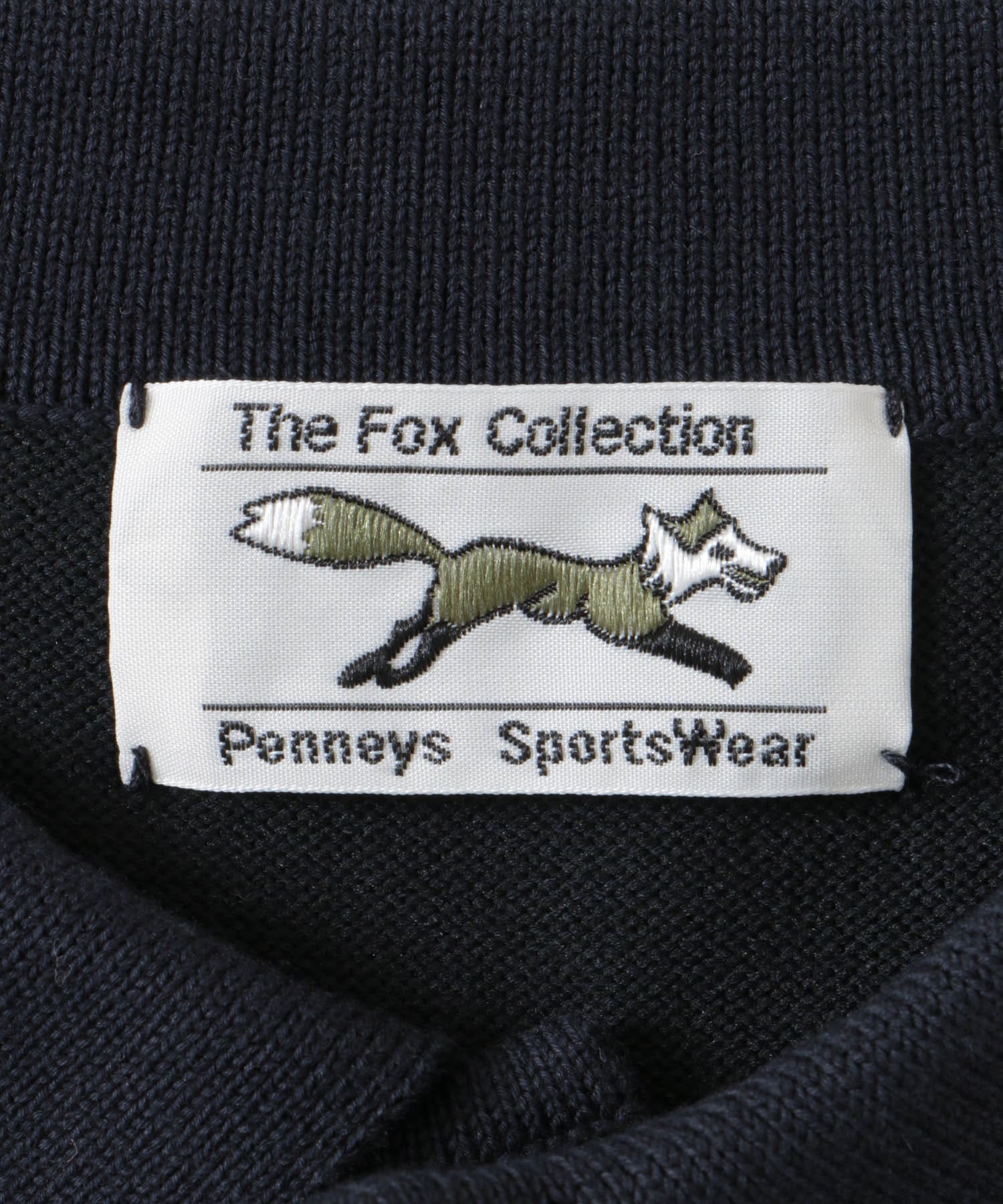 『XLサイズ/WEB限定』『別注』PENNEYS×DOORS　THE FOX ハイゲージ ニットポロ NAVY M