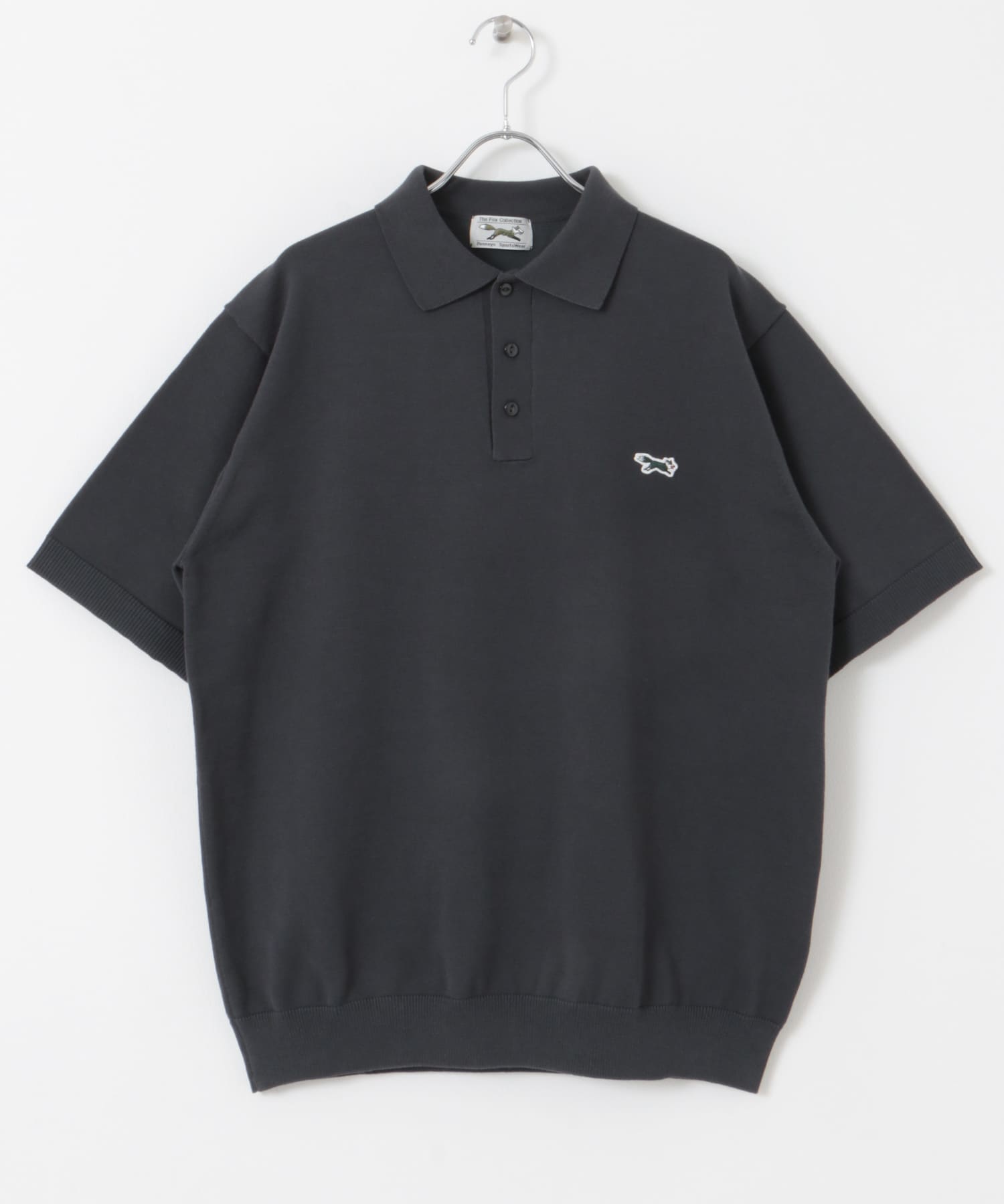 『XLサイズ/WEB限定』『別注』PENNEYS×DOORS　THE FOX ハイゲージ ニットポロ GRAY M