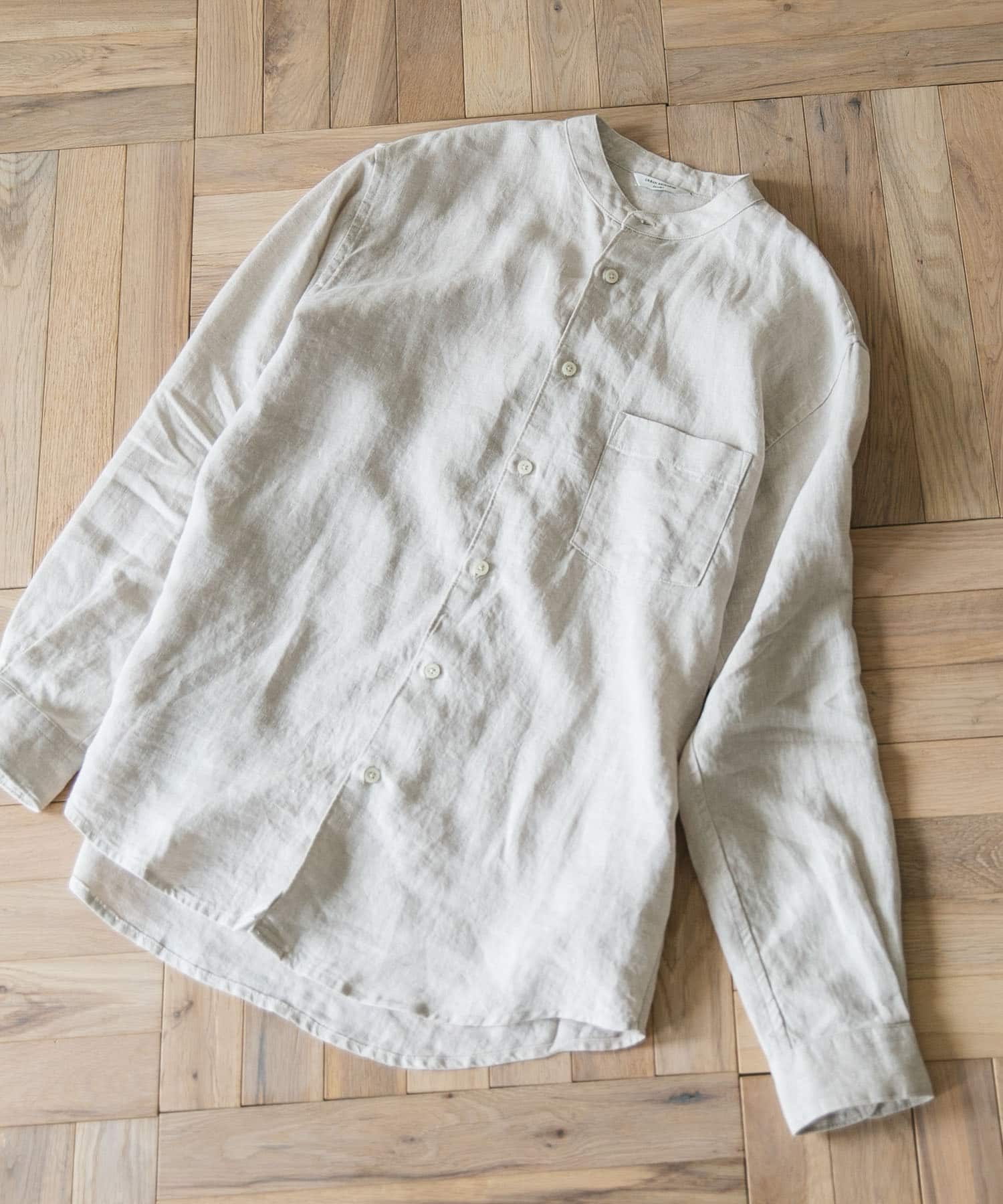 新品☆アーバンリサーチドアーズ ハードマンズリネン シャツジャケット URBAN RESEARCH DOORS（アーバンリサーチドアーズ）の「ハード