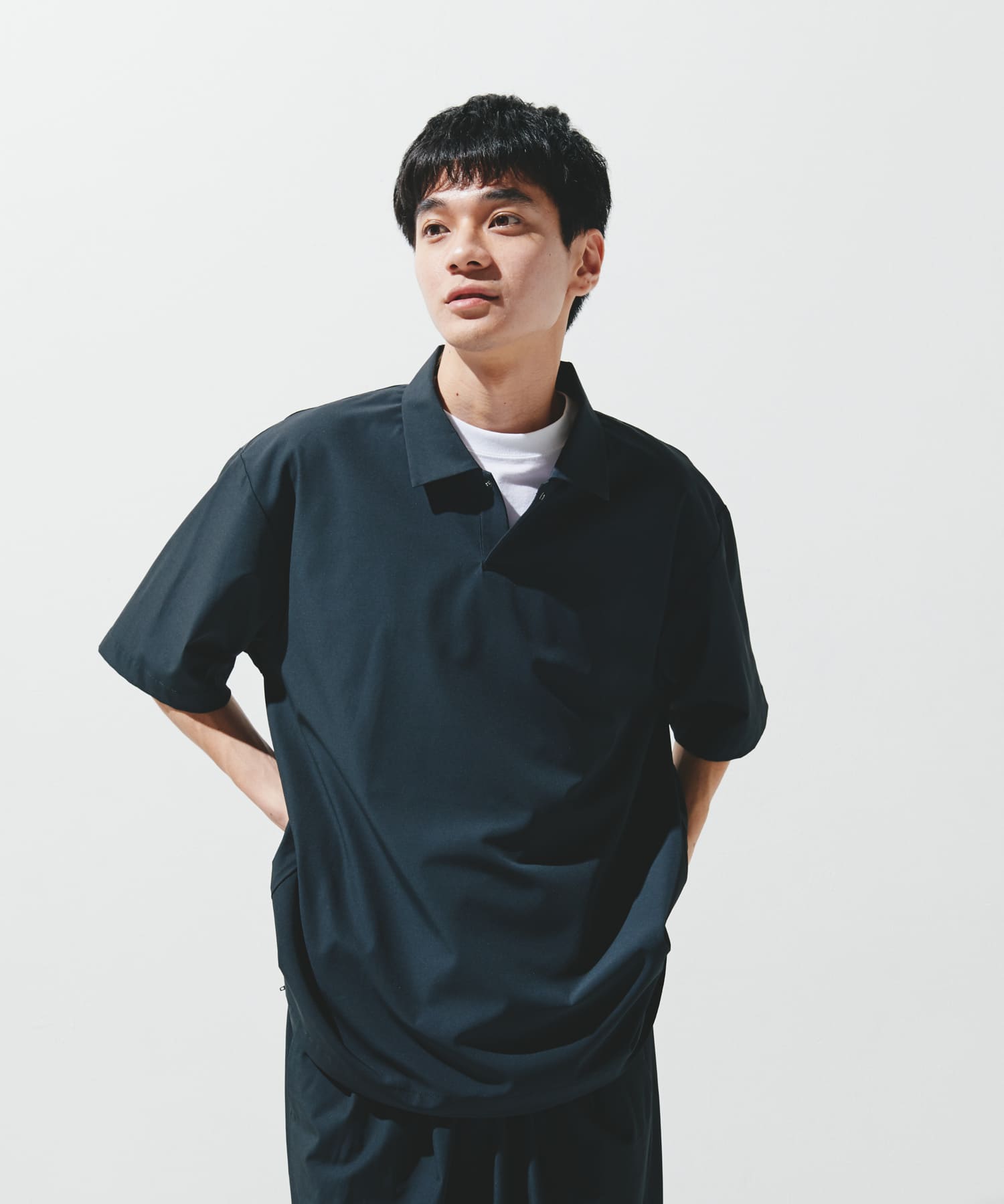 UR TECH』サマシェア ポロシャツ(M CHARCOAL): トップス｜URBAN