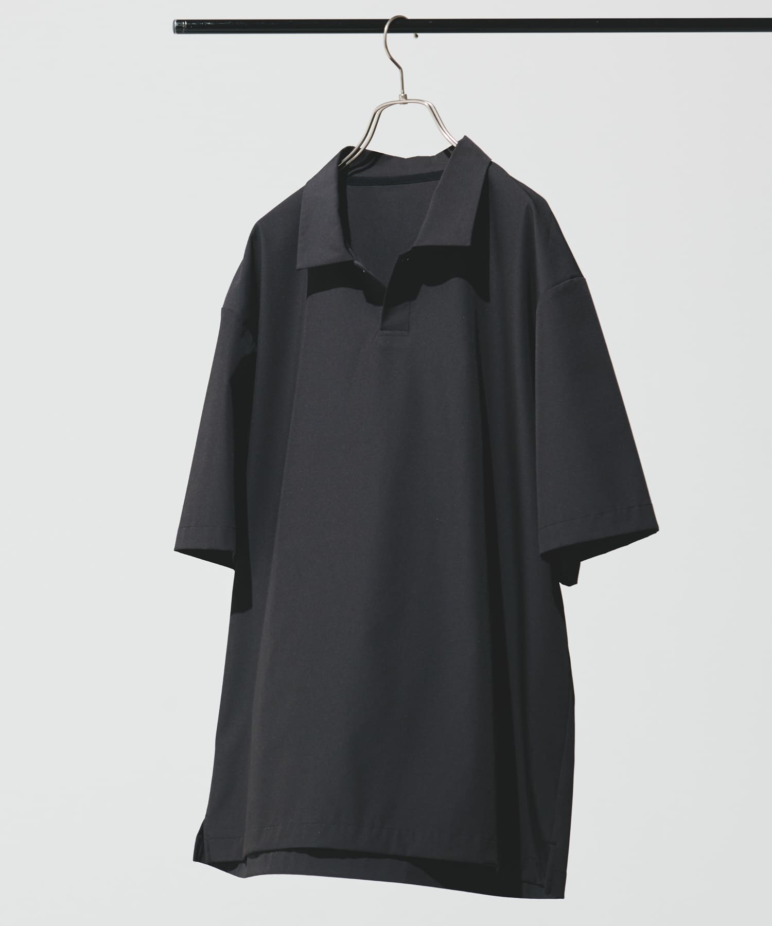 『UR TECH』サマシェア ポロシャツ BLACK L