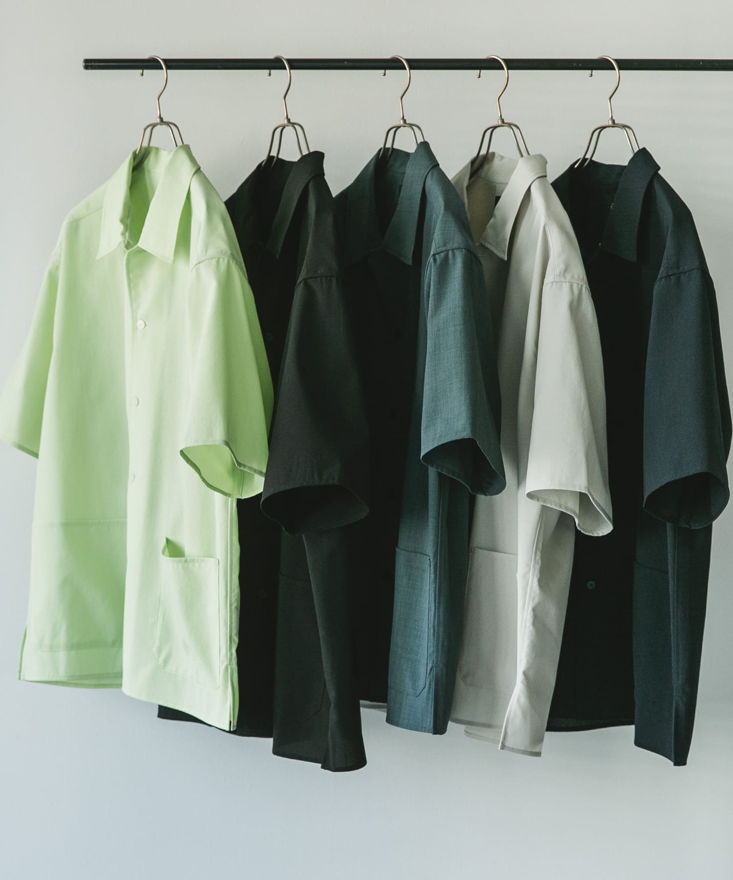 『XLサイズ/WEB限定』『UR TECH DRYLUXE』SHORT-SLEEVE SHIRTS LIGHTGREEN XL