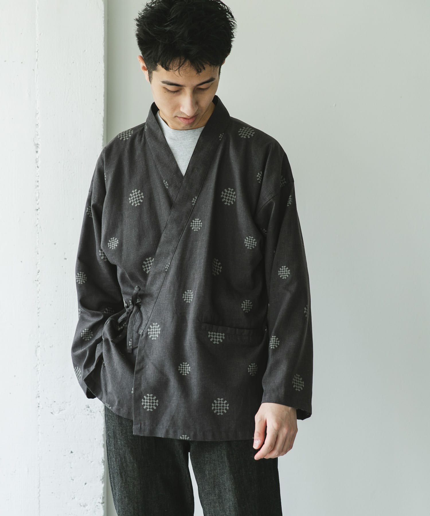 『UR TECH 高機能リネン』半纏ジャケット