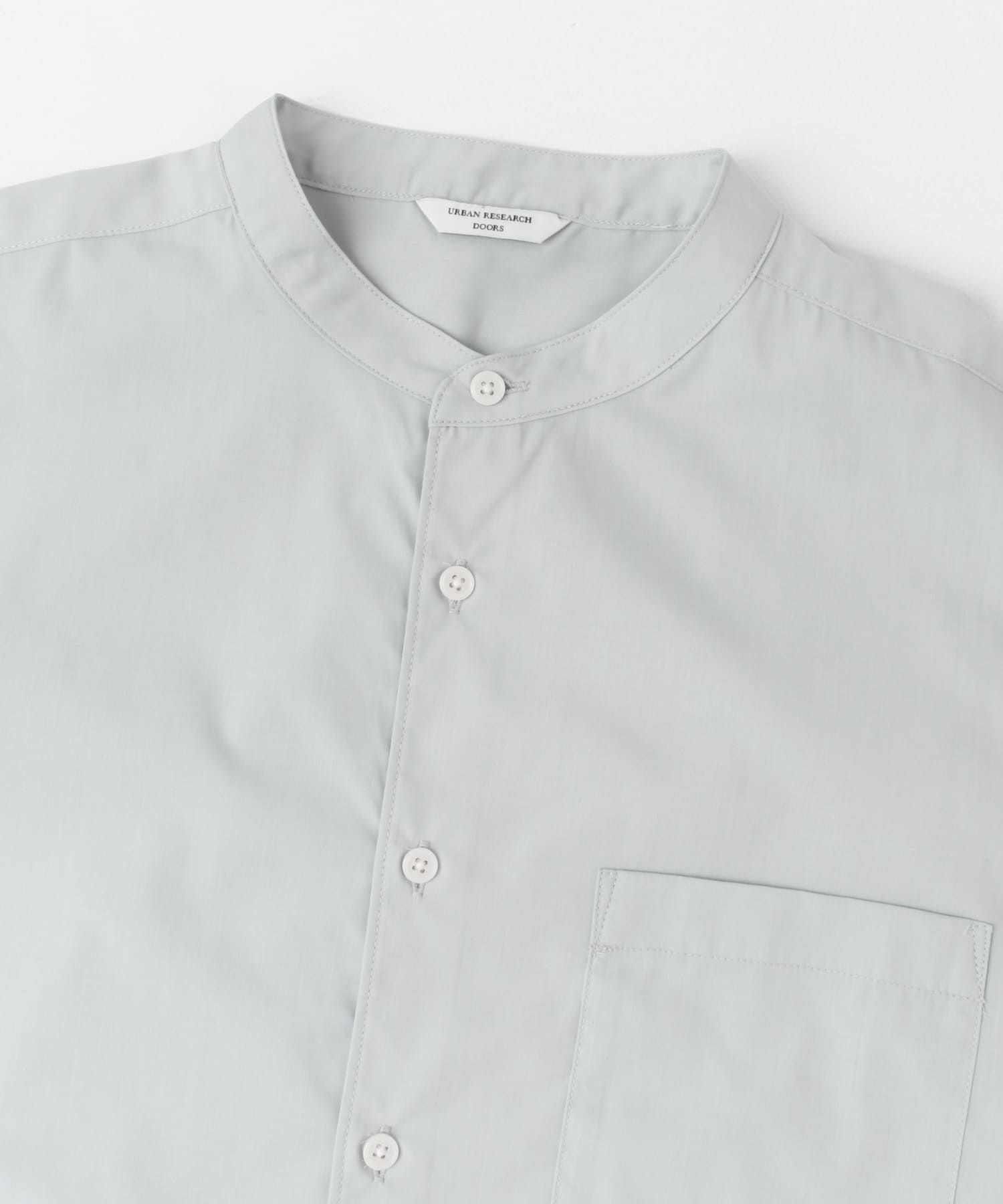 TC バンドカラー ショートスリーブシャツ GREIGE M