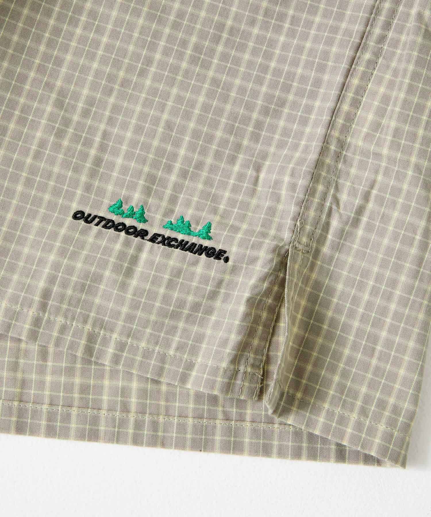 OUTDOOR EXCHANGE  SHORT-SLEEVE SHIRTS SAND M