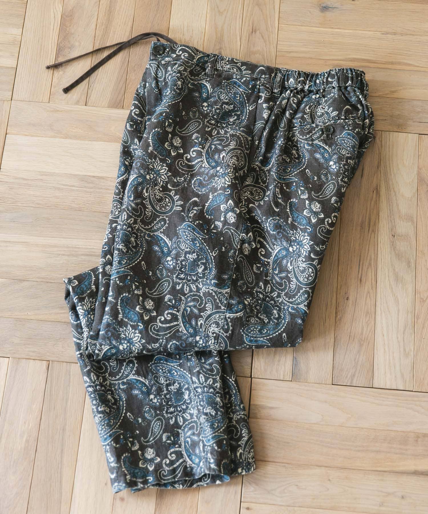 『XLサイズ/WEB限定』ツイルリネン イージートラウザー