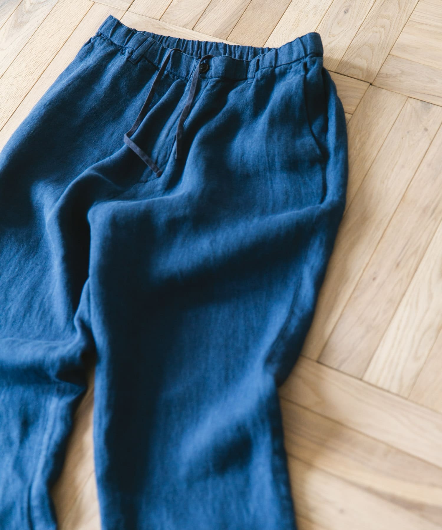 『XLサイズ/WEB限定』ツイルリネン イージートラウザー