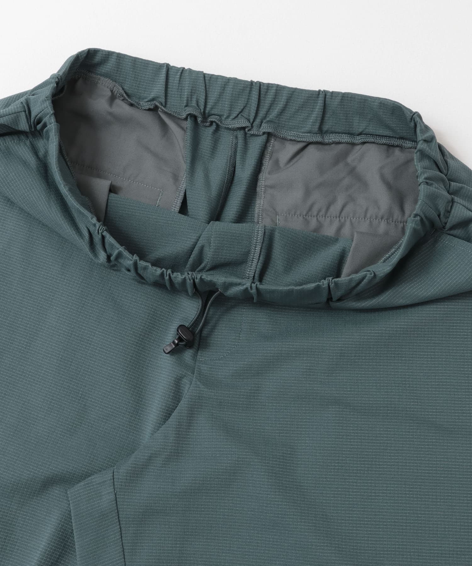『吸水速乾/接触冷感/イージーケア』クイックドライ ワッフルメッシュ ショーツ BLUE GREEN M