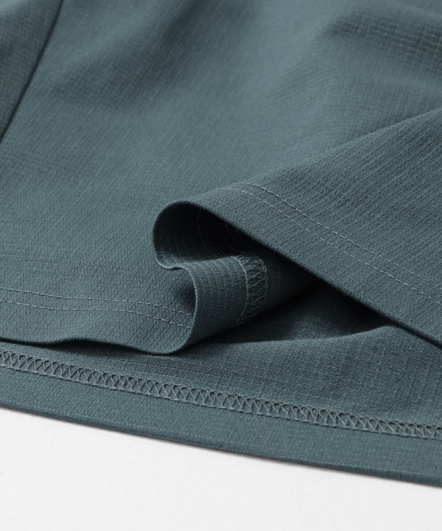 『吸水速乾/接触冷感/イージーケア』クイックドライ ワッフルメッシュ ショーツ BLUE GREEN M
