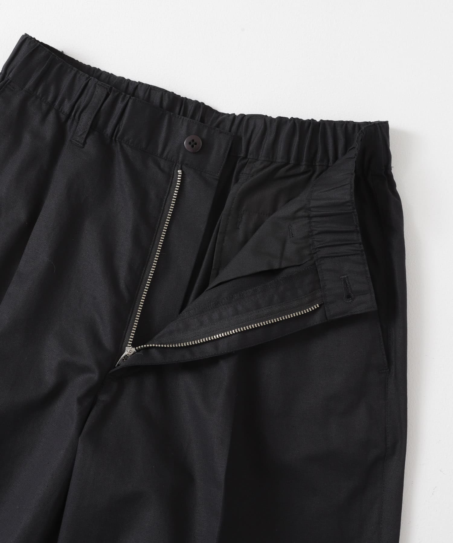 コットンリネンマーセライズライトチノトラウザー D.NAVY M