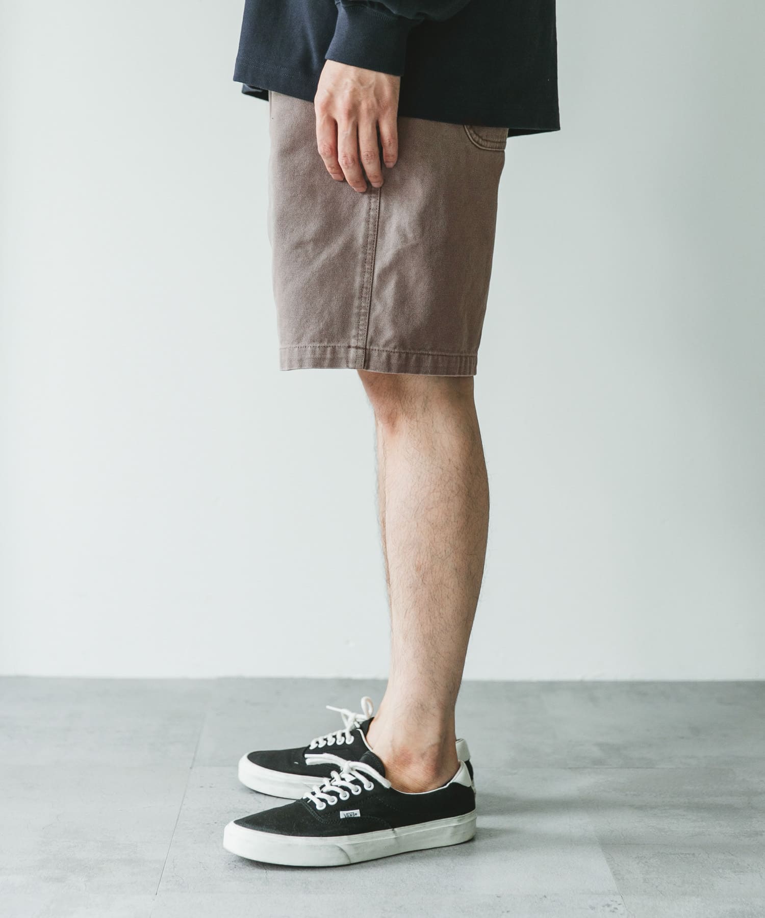ガーメントダイダックワイドショーツ(M BROWN): ボトム｜URBAN