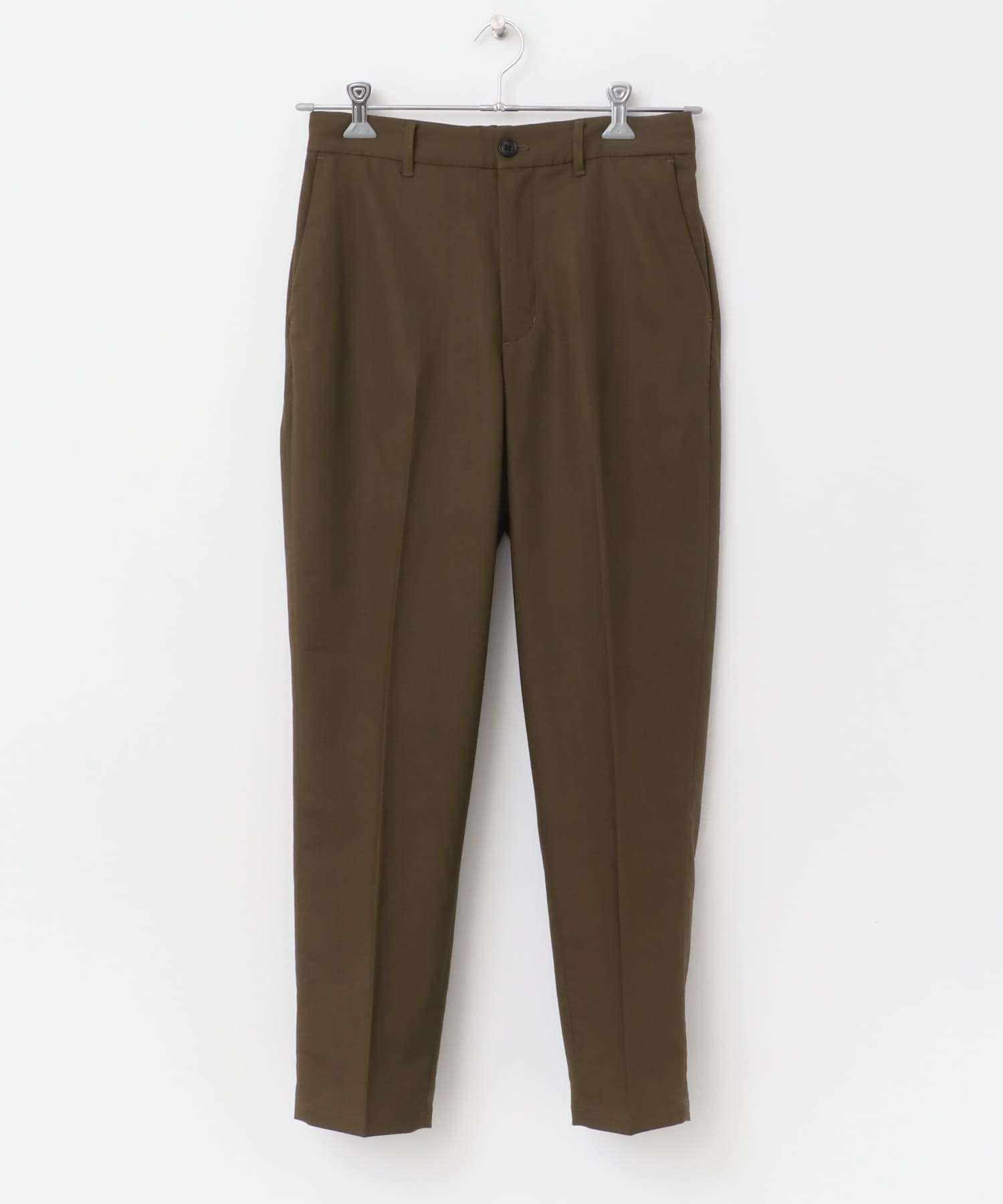 TRストレッチテーパードトラウザー BROWN S