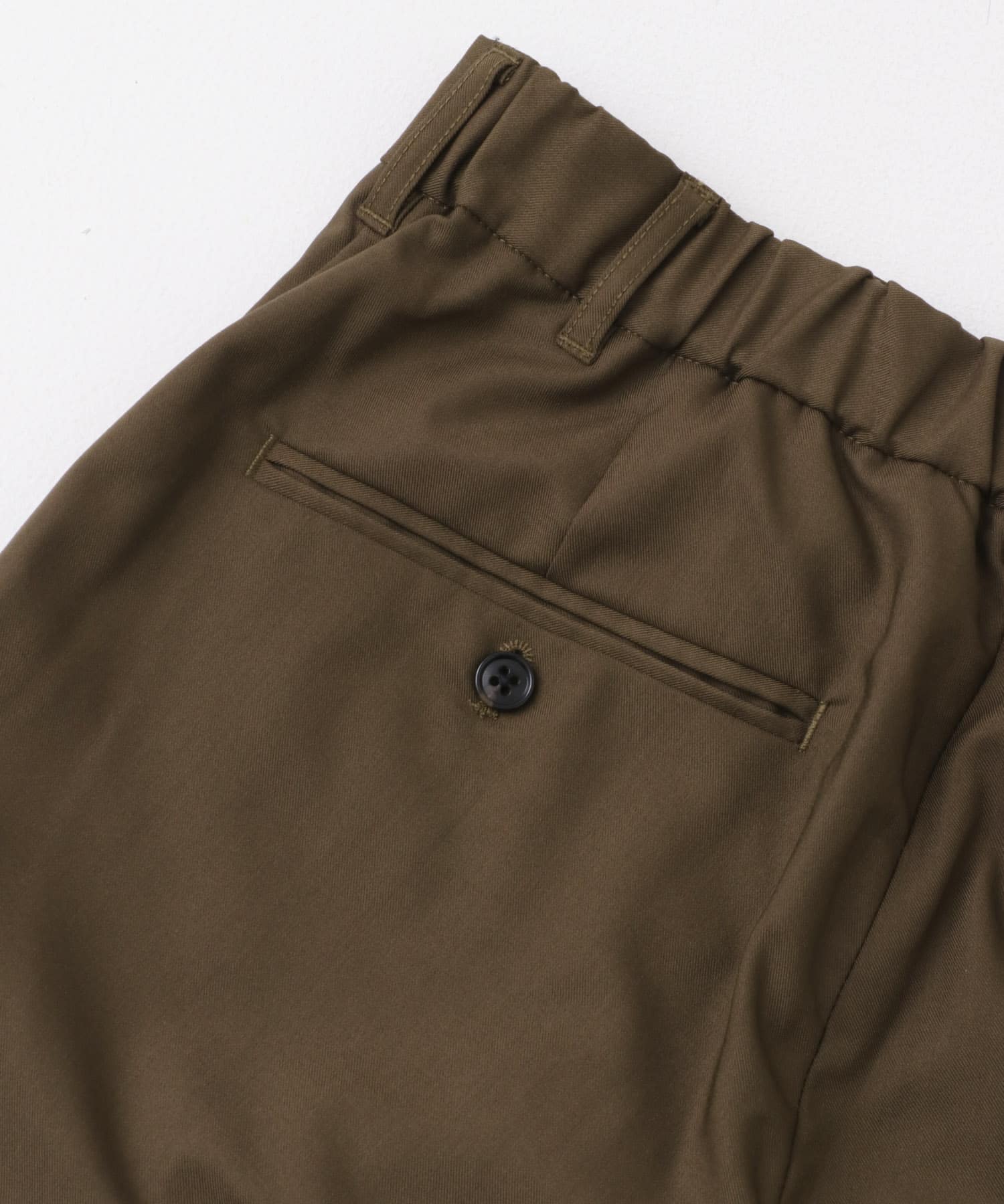 TRストレッチテーパードトラウザー BROWN S
