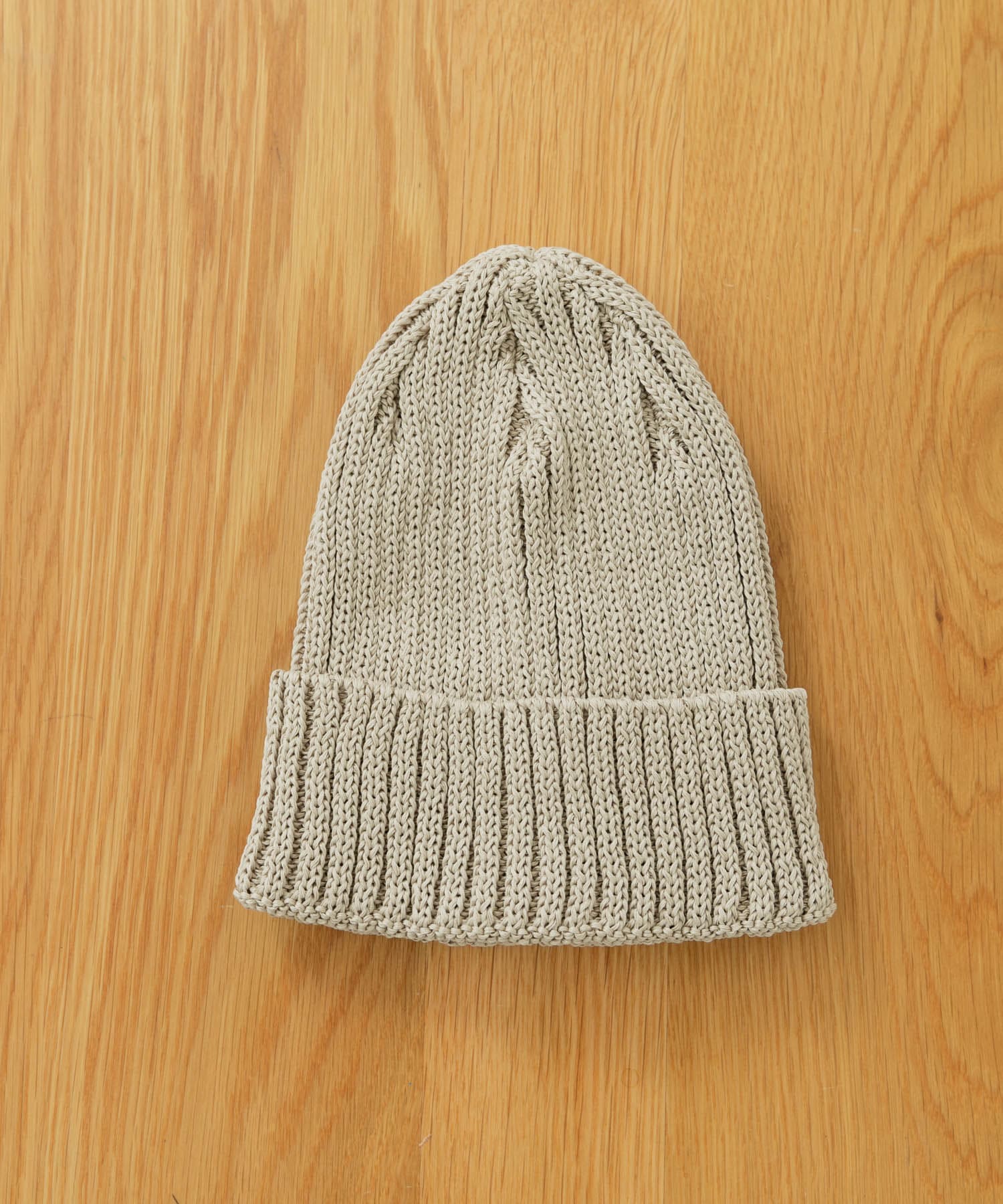ストローヤーンニットキャップ BEIGE -