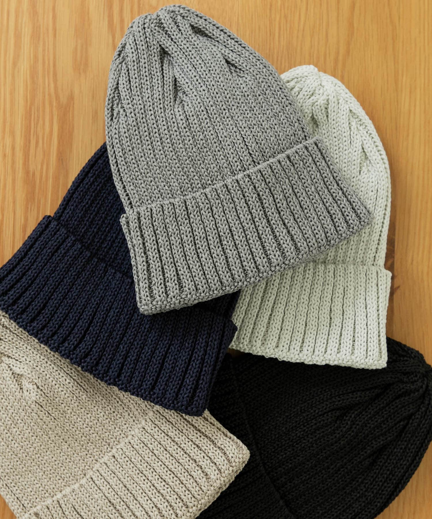 ストローヤーンニットキャップ GRAY -