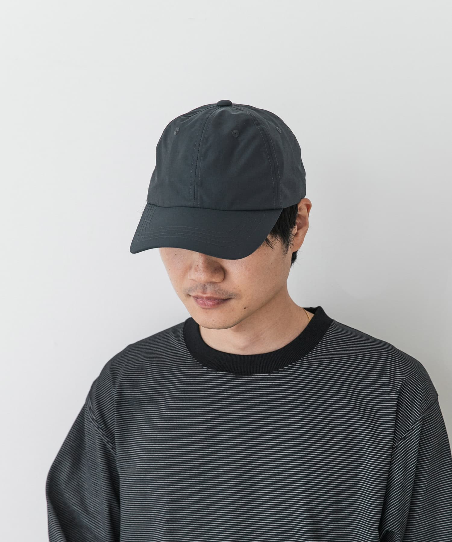 デルフィナイロンキャップ CHARCOAL -